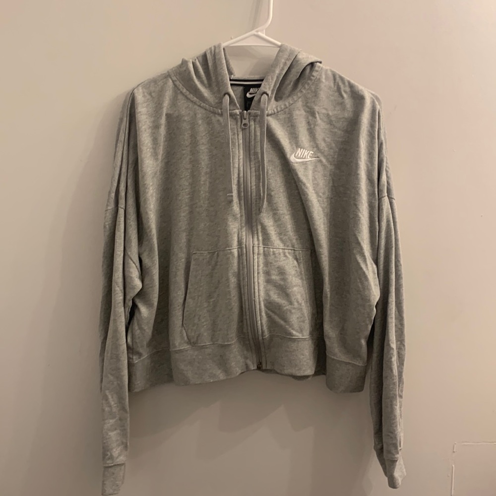 cropped nike hoodie